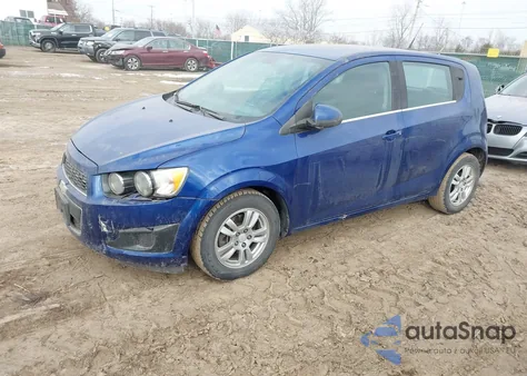 2013 Chevrolet Sonic Lt Auto z USA, uszkodzony, nr VIN 1G1JC6SG8D4222317